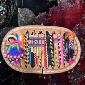 Colorful Woven Hair Clip